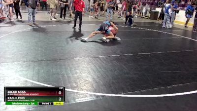 119 lbs Cons. Round 3 - Jacob Ness, Black Fox Wrestling Academy vs Kash Long, Bear Cave Wrestling Club