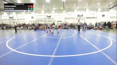 O-145 lbs Quarterfinal - Ryder Joseph, PA vs Kyle Kilian, NY