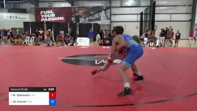 74 kg Consi Of 32 #2 - Mason Stefanelli, Cavalier Wrestling Club vs Will Esmoil, Iowa