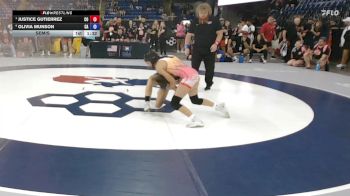 95 lbs Semis - Justice Gutierrez, CO vs Olivia Munson, CA
