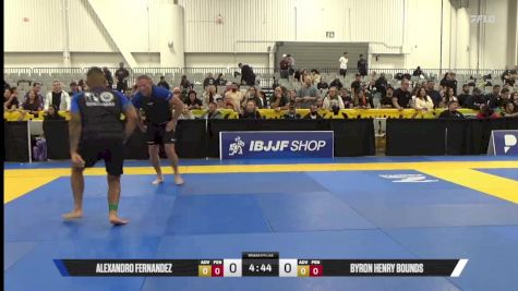 Byron Henry Bounds vs Alexandro Fernandez 2025 World IBJJF Jiu-Jitsu No-Gi Championship