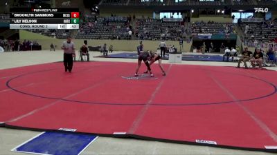 107 lbs Cons. Round 2 - Brooklyn Sammons, Mccreary Central vs Lily Nelson, Harrison County