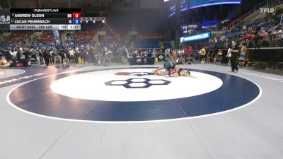 285 lbs Quarters - Andrew Olson, MN vs Lucas Feuerbach, IA