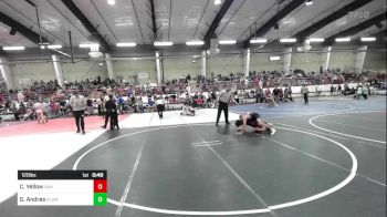 120 lbs Consi Of 8 #2 - Chad Yellow, San Juan High vs Gaspar Andres, Alamosa