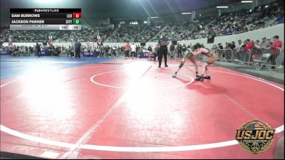 76 lbs Consi Of 8 #1 - Sam Burrows, Lexington Wrestling Club vs Jackson Parker, Standfast