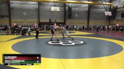 175 lbs Cons. Round 5 - Brian Chamberlain, Wyoming Seminary (PA) vs CJ Pensiero, Bishop McCort