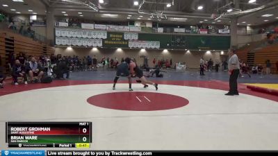 220 lbs Cons. Round 4 - Robert Grohman, Saint Augustine vs Brian Ware, San Marcos