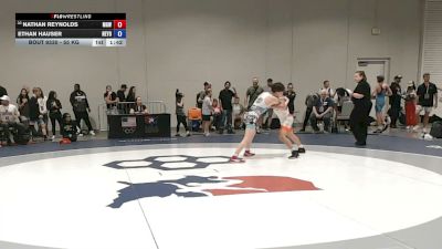55 kg Cons. Rd Of 32 - Nathan Reynolds, Monster Garage Wrestling vs Ethan Hauser, New York