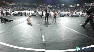 64 lbs Consi Of 8 #1 - Legend Bigheart, Sperry Wrestling Club vs Callan Carson, Salina Wrestling Club