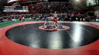 4A 98 lbs 5th Place Match - Tason Banta, Sugar-Salem vs Zane Fabrizius, American Falls