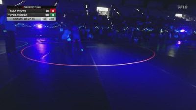 126 lbs Champ. Rd Of 16 - Ella Prows, Sanderson Wrestling Academy vs Jyra Teofilo, Westlake Wrestling Club