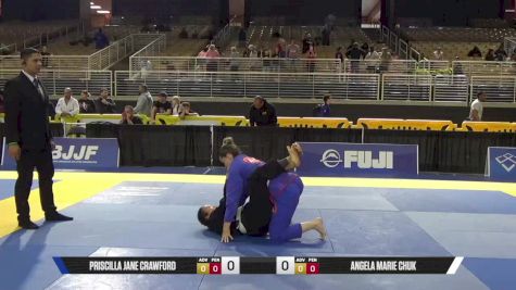 Angela Marie Chuk vs Priscilla Jane Crawford 2025 Pan Jiu Jitsu IBJJF Championship