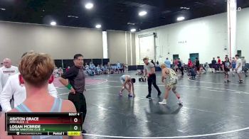 113 lbs Champ Round 1 (16 Team) - Logan Mcbride, Foxfire Wrestling Club vs Ashton Grace, Iowa Black