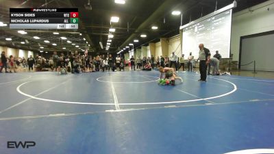 70 lbs Semifinal - Kyson Sides, Wtc vs Nicholas Lupardus, All American Wrestling