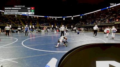 60 lbs Round Of 16 - Hunter Vermeulen, Northwestern Lehigh vs Mysta Brunson, Erie