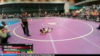 68-71 lbs Round 1 - Breeze Bennett, Greenwave Youth Wrestling vs Joey Rosa, Spanish Springs Wrestling Club