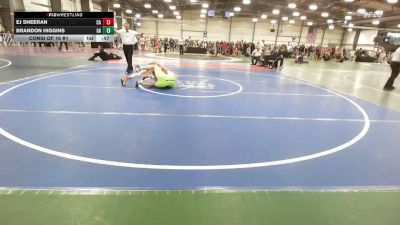 145 lbs Consi Of 16 #1 - Ej Sheeran, CA vs Brandon Higgins, GA