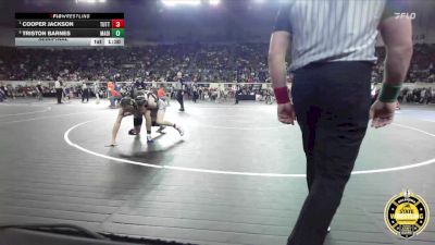 B4A-120 lbs Semifinal - Cooper Jackson, Tuttle vs Triston Barnes, Madill