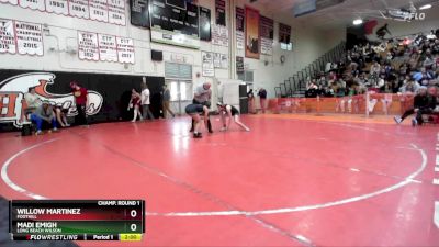 125 lbs Cons. Round 6 - Michaella Bazan, Castro Valley vs Mary Jane O`neil, Marina