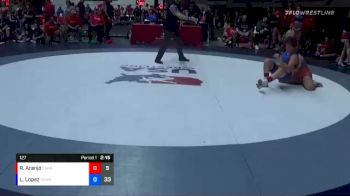 127 lbs Round 5 (6 Team) - Rhain Aranjo, LAWA vs Lexie Lopez, SDIKWA