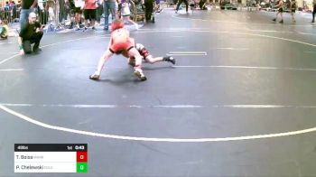 49 lbs Consi Of 8 #2 - Trenton Boisa, Warriors Of Christ vs Peyton Chelewski, Colorado Outlaws