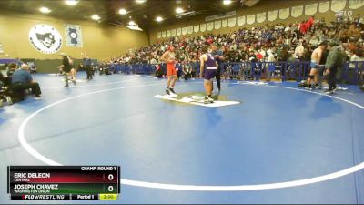 157 lbs Champ. Round 1 - Eric DeLeon, Central vs Joseph Chavez, Washington Union