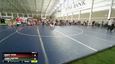 57 lbs Semis & 1st Wrestleback (8 Team) - Aiden Sanchez, Sanderson vs Nashy Yates, Delta