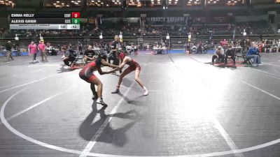 105 lbs Quarterfinal - Emma Kelly, Central Youth Wrestling vs Alexis Grier, Este Built WC