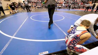 90 lbs Quarterfinal - Cash Robinson, Heat vs Rhett Powers, Tiger Trained Wrestling