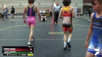 130 lbs Cons. Semi - Tommy Banas, American Gladiators vs Jared Cornell, Ragin Raisins