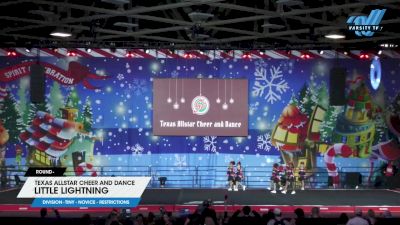 Texas All Star Cheer and Dance - Little Lightning [2024 L1 Tiny - Novice - Restrictions] 2024 Spirit Celebration Christmas Grand Nationals