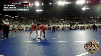 195 lbs Round Of 16 - Kole Alvarado, Raw Wrestling Club vs Bryer Lenaburg, Hinton Takedown Club