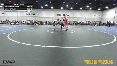 180 lbs Consi Of 4 - JORDAN MCKINNEY, LWA 14U vs Leeson Allen, Storm MS