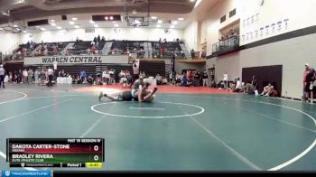 187 lbs Quarterfinal - Dakota Carter-Stone, Indiana vs Bradley Rivera, Elite Athletic Club