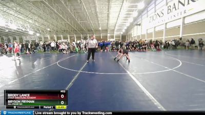 67 lbs Cons. Round 2 - Brody Lance, Stout Wrestling Academy vs Bryson Fryman, All-Phase WC