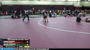 SPW-10 lbs Quarterfinal - Briggs Chrystal, CPU Wrestling Club vs Logan Fratzke, Evansdale Wolves