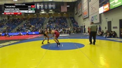 165 lbs Cons. Semi - Kanaipono Tapia, Menlo (Calif.) vs Dylan Pile, Stanford University