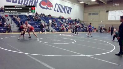 184 lbs Cons. Round 3 - Simon Jarrell, Unattached vs Owen Gudmundson, Simon Fraser (B.C.)