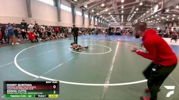 55 lbs Champ. Round 2 - Manny Quintana, Dripping Springs Youth Sports Association Wrestling Club vs Edison Cutts, Fitness Fight Factory Wrestling Club