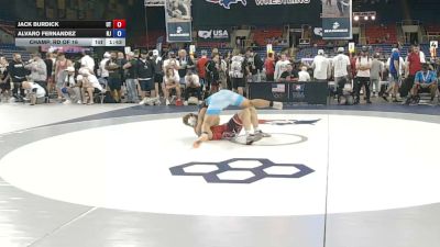 157 lbs Champ. Rd Of 16 - Jack Burdick, Utah vs Alvaro Fernandez, New Jersey