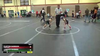 44 lbs Round 5 - Lorenzo Barbieri, Delran vs Clayton Harrison, Warhawks