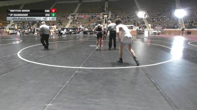 6A 113 lbs 5th Place Match - Jp Isaminger, Spain Park Hs vs Britton Miner, Homewood Hs