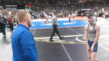 Quarterfinal - Camden Welch, Ashland-Greenwood vs Caden Caudill, Syracuse