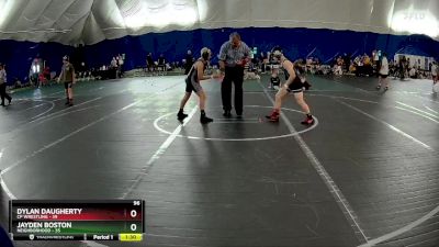 96 lbs Round 5 (6 Team) - Dylan Daugherty, CP Wrestling vs Jayden Boston, Neighborhood