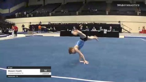 Mason Heath - Floor, Cypress Academy TX - 2021 USA Gymnastics Development Program National Championships