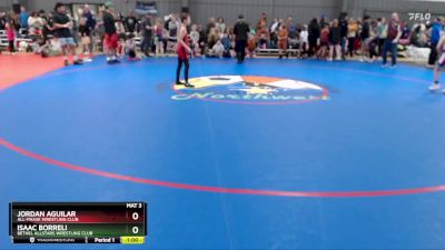 67 lbs Quarterfinal - Jordan Aguilar, All-Phase Wrestling Club vs Isaac Borreli, Bethel AllStars Wrestling Club