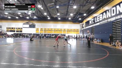 106 lbs Consy 3 - Rylee Mains, Southmoreland vs Everly Harrell, Seneca Valley