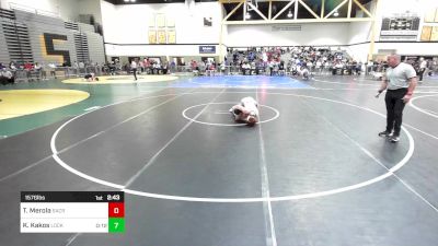 157G lbs Rr Rnd 3 - Taigh Merola, Sacred Heart vs Kelly Kakos, Lock Haven