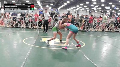 107 lbs Rr Rnd 1 - Amelia Hough, MetroWest United Pink - HSG vs Cassidy O`Connell, Team RJN Green - HSG
