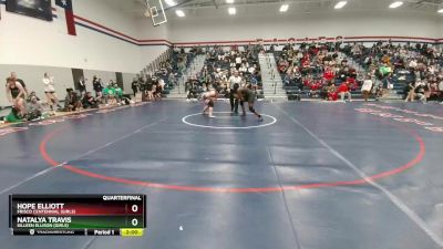 185 lbs Quarterfinal - Natalya Travis, Killeen Ellison (Girls) vs Hope Elliott, Frisco Centennial (Girls)